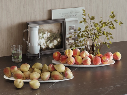  现代水果3d模型 