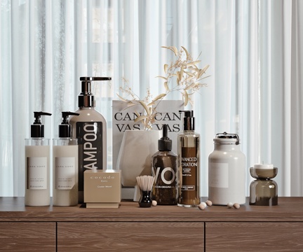  现代洗涤日用化妆品3d模型 