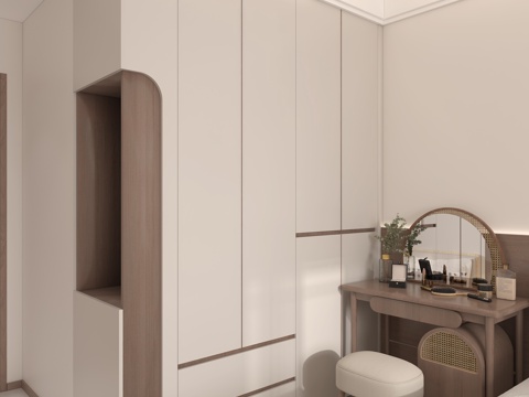 现代衣柜3d模型