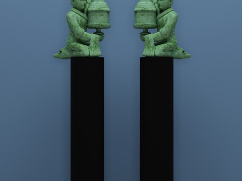  现代绿植 植物 盆栽3d模型 