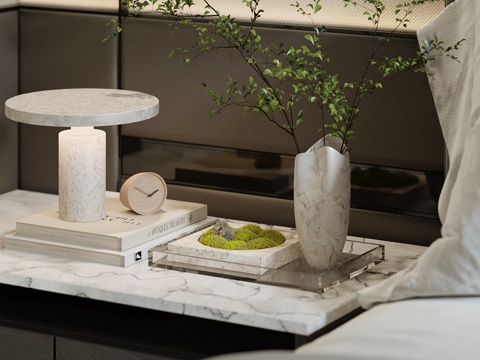 现代装饰品摆件su模型