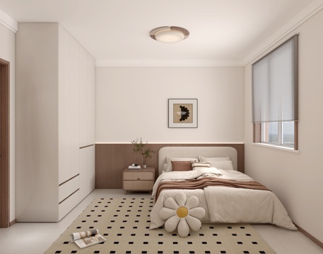 现代保姆间3d模型