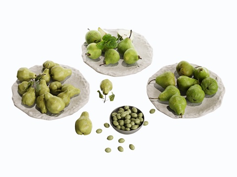 现代水果su模型