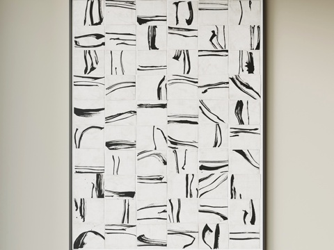 现代意式挂画 装饰画su模型