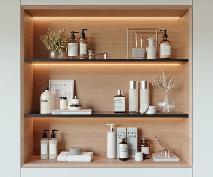  现代洗涤日用化妆品su模型 