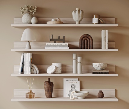  现代装饰品摆件3d模型 