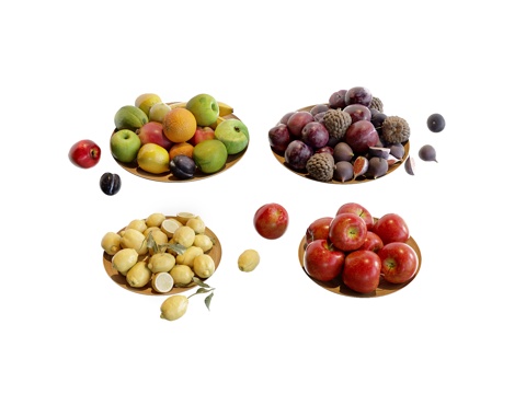 现代水果su模型