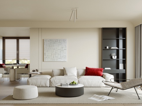 现代意式客餐厅su模型