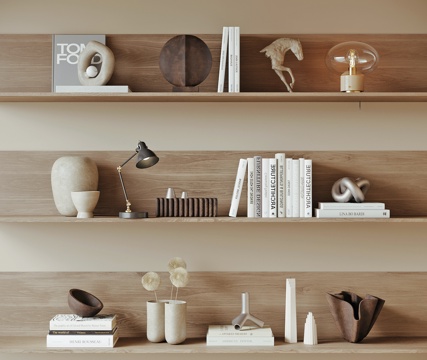 现代装饰品摆件su模型