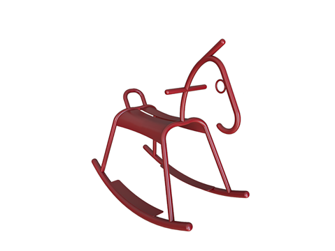  玩具木马su模型 