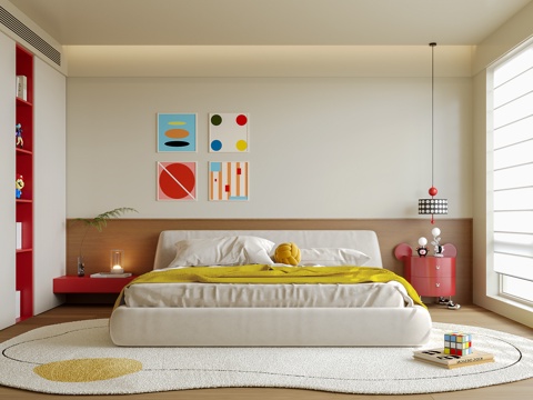 多巴胺卧室su模型