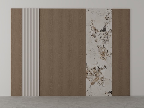  沙发背景3d模型 