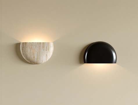 现代简约壁灯 床头壁灯 儿童壁灯 极简壁灯 大理石壁灯3d模型