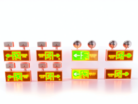 应急照明su模型