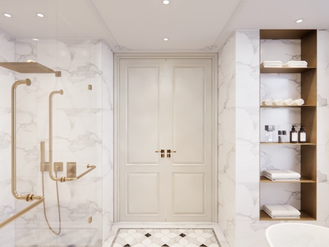 厕所 马桶 茶室 洗衣机 客厅su模型