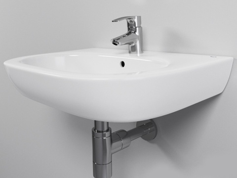  现代台盆 洗手台 台盆3d模型 