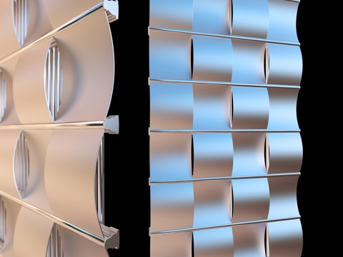  现代护墙板 护墙板3d模型 