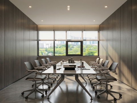 现代  报告厅  会议室su模型