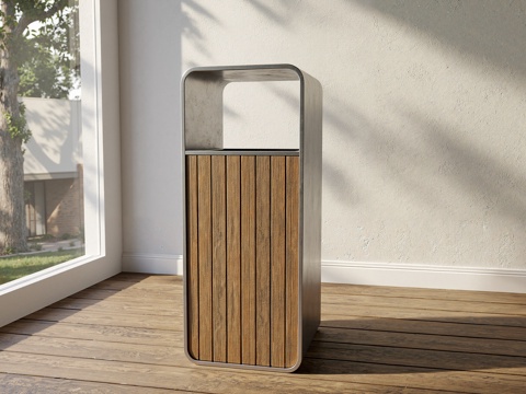 垃圾桶  垃圾分类  公共设施su模型