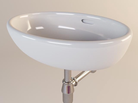  现代洗手台 洗手台3d模型 