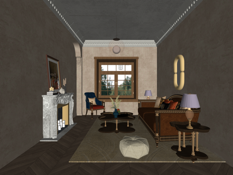 卧室 家装 餐厅 厨房su模型