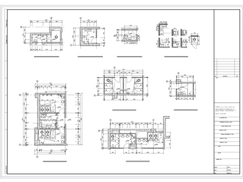 厕所详图cad施工图
