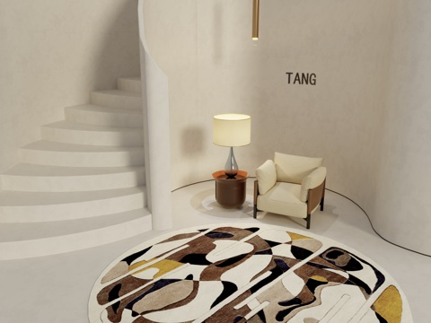  异形地毯  奢华地毯  现代地毯 地毯3d模型 