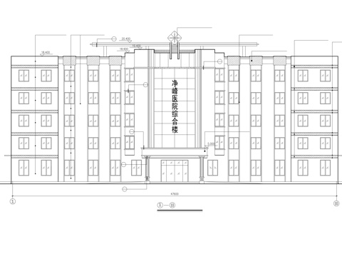 医疗建筑cad施工图
