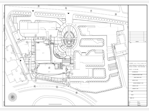 总平面图cad施工图