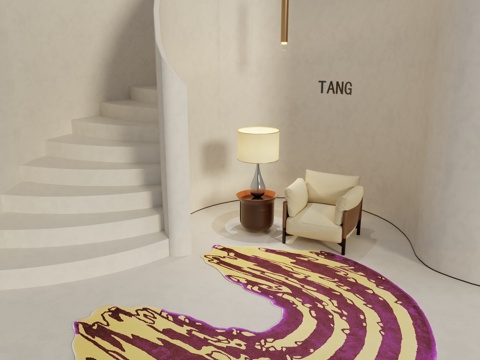  异形地毯  奢华地毯  现代地毯 地毯3d模型 