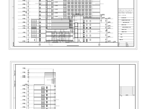 立面剖面图cad施工图