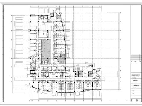 住院平面图cad施工图