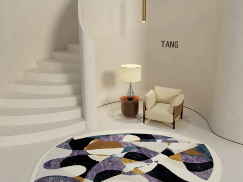  异形地毯  奢华地毯  现代地毯 地毯3d模型 