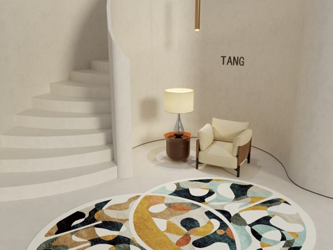  异形地毯  奢华地毯  现代地毯 地毯3d模型 