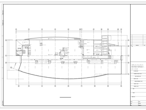 屋顶平面cad施工图