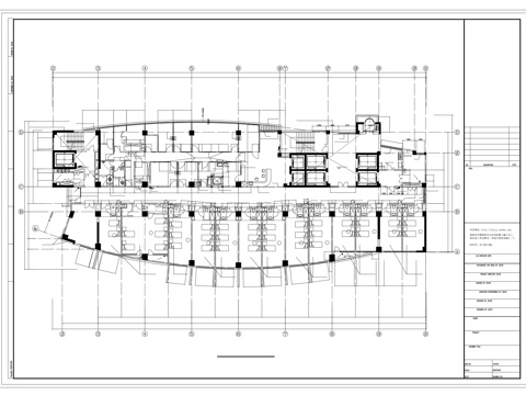 住院楼平面图cad施工图