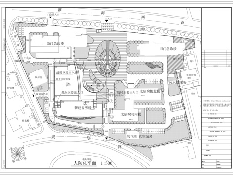 总平面图cad施工图