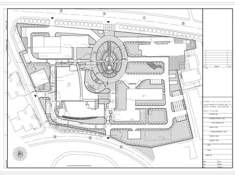 绿化总平面cad施工图cad施工图