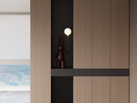 现代意式玄关柜 鞋柜3d模型