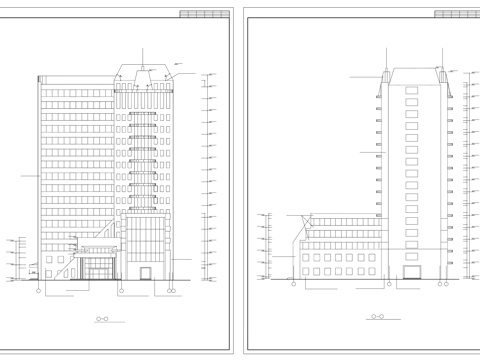 医疗建筑cad施工图