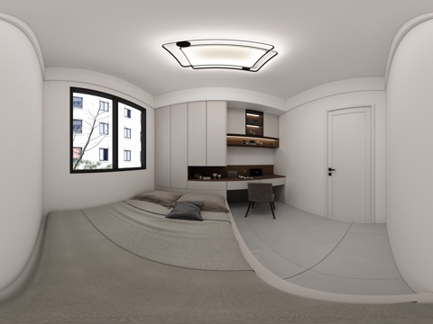  现代榻榻米全景 