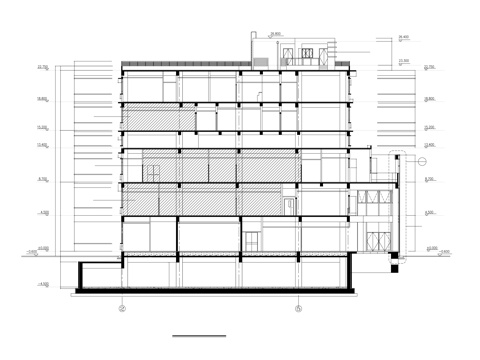 剖面图cad施工图