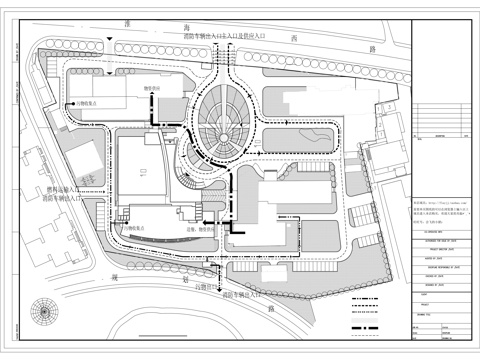 总平面cad施工图