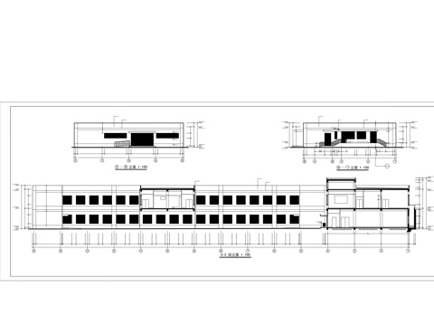 剖立面cad施工图