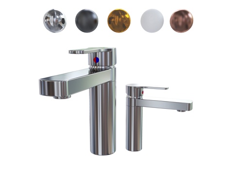  现代水龙头su模型 