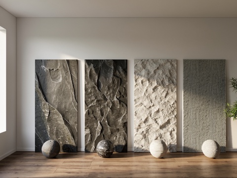  现代石材 现代轻奢 大理石 岩板su模型 