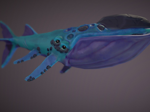 太空鲸卡鲁格su模型