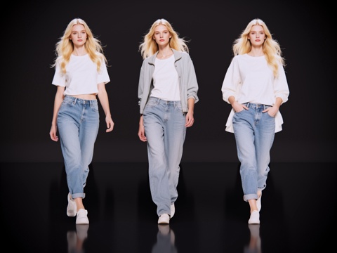 2D现代美女 现代人物 商业街拍 站姿美女 女人 休闲美女su模型