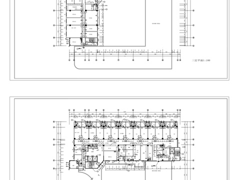 医院平面图cad施工图
