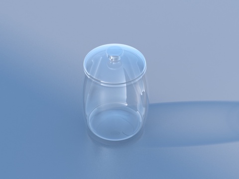  玻璃瓶 小品3d模型 